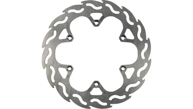 Moto-Master Flame Fixed Brake Rotor #110222-PU for Suzuki DR-Z400SM/RM125/RM250 - Image 1 of 1