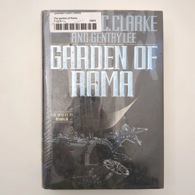 Garden Of Rama Science Fiction Hardcover Book Arthur C Clarke Gentry Lee 1991 - Image 1 of 4