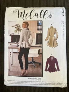 McCall’s SEWING PATTERN Womens Jacket Formal Blazer Suit Coat Plus 7513 Sz 14-22 - Picture 1 of 2