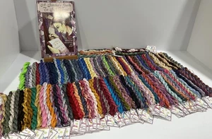 Dinky Dyes Silk Thread Lot Of 125+ With Stitchers Guide Book.  - Picture 1 of 14