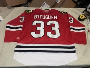 Maglia Stanley Cup Dustin Byfuglien 2010 da uomo Xl Reebok Chicago Blackhawks pulita - Foto 1 di 12