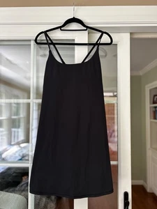 Halara Black Easy Peezy Dress Softlyzero Backless Active Tennis Yoga Skort 2X - Bild 1 von 11
