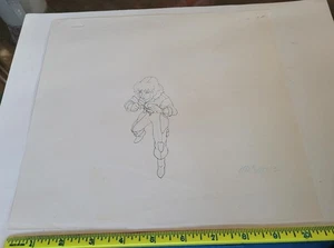 TMNT Original Production Drawing Art APRIL Teenage Mutant Ninja Turtles C-15 - Picture 1 of 2