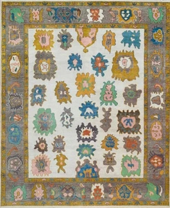 Oriental Turkish Oushak Area Rugs 3x5 4x6 5x7 6x9 7x9 8x10 9x12 10x14 12x15 Rugs - Picture 1 of 5