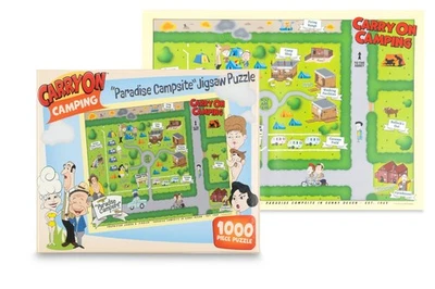 Carry On Camping Film TV Classic Kenneth Williams Sid James 1000pc Jigsaw Puzzle - Image 1 of 4