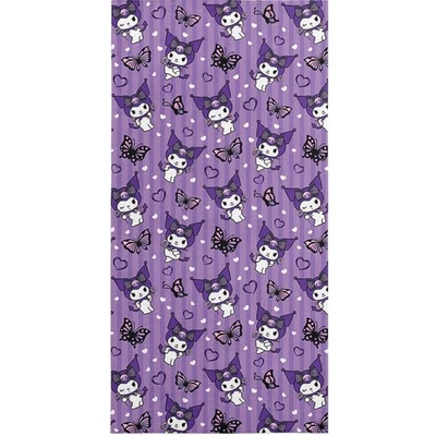Toalha de praia Northwest Kuromi microfibra, 30" x 60", fofa Kuromi - Imagem 1 de 4