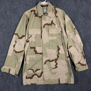 Tru Spec Jacket Mens Small X Long Desert Camo BDU Field Coat 50/50 Cotton Nylon - Picture 1 of 20