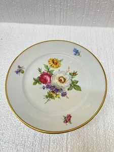 RARE! Rosenthal Hand Painted Plate 7.5” Aida Bahnhof Selb Germany 6 Plates - Picture 1 of 6