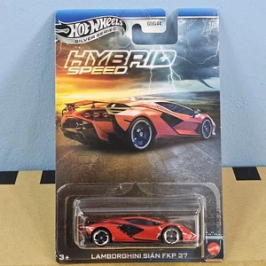 2025 HOTWHEELS EXCLUSIVE SILVER SERIES LAMBORGHINI SIAN FKP 37 HYBRID SPEED - Picture 1 of 4