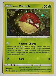 Hisuian Voltorb 002/189 (NM) •SWIRL/HOLOBLEED• Cosmos Holo SWSH: Promo 2022 - Imagen 1 de 6