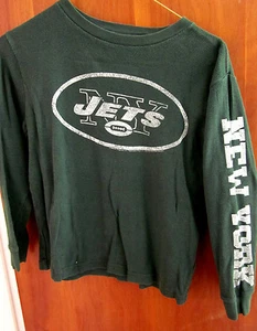 NEW YORK JETS youth med T shirt longsleeves football Old Navy retro thermal - Bild 1 von 1