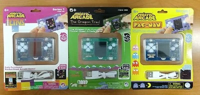 Micro Arcade: Tetris/The Oregon Trail/Pac-Man *TÚ ELIGES* Juegos Tamaño Bolsillo NUEVO Foto 1 de 4