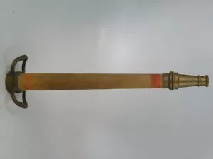 PlayPipe Antique Brass & Copper Fireman Nozzle 2 1/2 NH , EWV - Picture 1 of 12