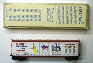 Micro-Trains 38070 Delaware Bicentenario State Car DRLX 1776 - Imagen 1 de 1