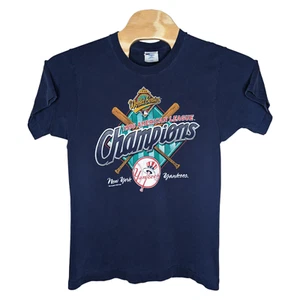 Vintage 1996 New York Yankees T-Shirt Medium World Series Champions MLB American - Bild 1 von 12