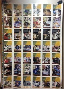 1994 ACTION VERPACKT BASEBALL UNGESCHNITTENES BLATT MICHAEL JORDAN & ALEX RODRIGUEZ RC SELTEN - Bild 1 von 14