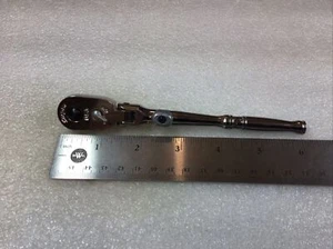 Snap On TRX72 - 1/4” Dr., Locking, Flex Head, Quick Release, 6” Ratchet-USA-NEW - Picture 1 of 18