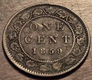 1859 Canada Large Cent - High-Grade Beauty! - Picture 1 of 4