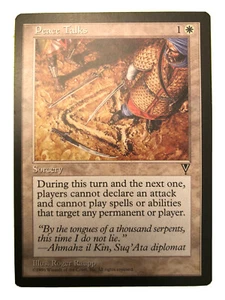 Magic The Gathering Card Peace Talks - Imagen 1 de 2