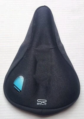 Selle Royal Foam Bike Seat Cover Black Molded Gel Polyurethane Standard 10.5"×7" - Image 1 of 4