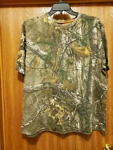 T - Shirt Realtree Xtra Camo Hunting Short Sleeve size 2 XL 2 XG 50-52 excellent - Picture 1 of 9