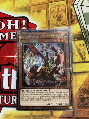Ghost Ogre & Snow Rabbit 1st Edition Quarter Century Secret Rare RA02-EN009 - Image 1 of 2