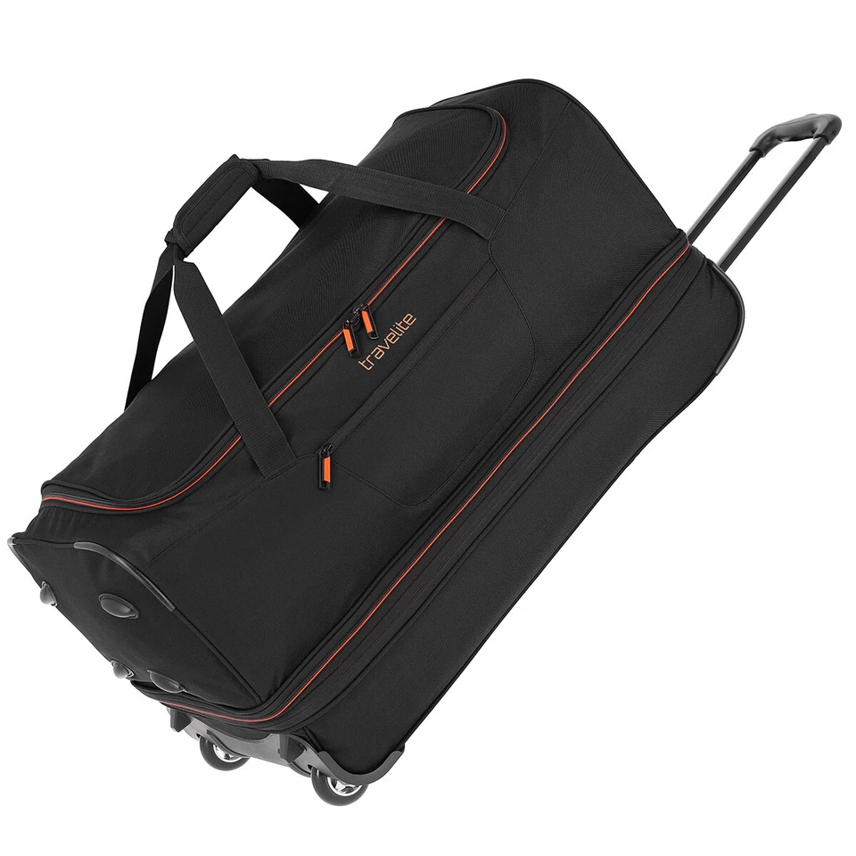 Travelite Basics Doppeldeckertrolley Reisetasche mit Rollen 70cm 98l 2,8kg erw. - Bild 1 von 1