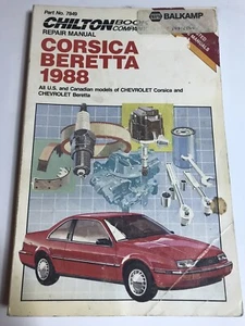 Chevrolet Córcega y Beretta Chilton 1988 pieza manual de reparación # 7849 (usado) - Imagen 1 de 2