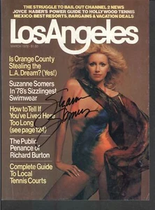 Suzanne Somers - Signed Autograph Laminated Magazine Cover - Three's Company - Picture 1 of 2