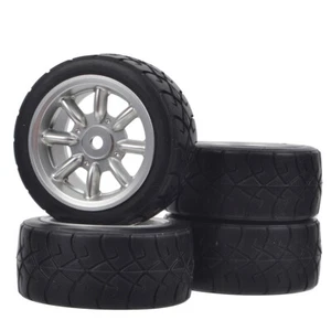 4 SZT. Aluminiowe koła Opony do 1/10 RC Tamiya M-05 M-06Pro MB-01 SW01 M-Chassis - Zdjęcie 1 z 10
