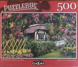 New CHARMING ENGLISH COTTAGE IN THE GARDEN 500 Pc Puzzle.  New/Sealed. - Picture 1 of 1