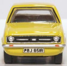 Oxford 76ESC002 Ford Escort Mk2 Signal Yellow 2 Door 1/76 Scale in Case T48 Post