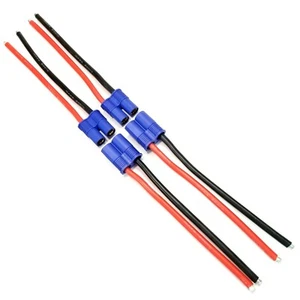 RCP (2) EC8 MALE (2) FEMALE EC8 LEADS HEAVY DUTY 10awg WIRE - Picture 1 of 21