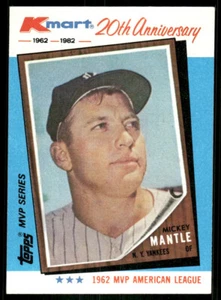 1982 Topps Kmart MVP Series Mickey Mantle #1 - Picture 1 of 2