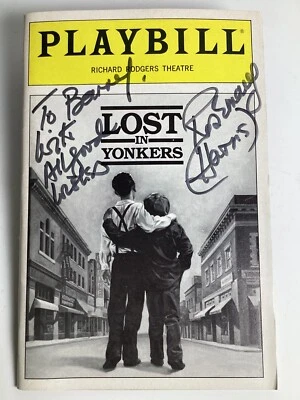 Rosemary Harris Firmado Neil Simon’s Lost in Yonkers Broadway Playbill 1992 Foto 1 de 3