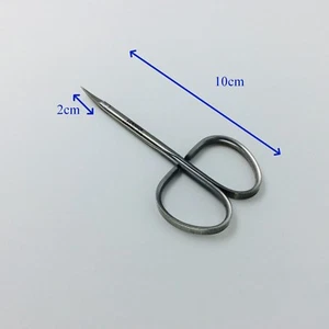10cm curved Scissor sharp tip plastic surgery ENT surgical scissors - Picture 1 of 5