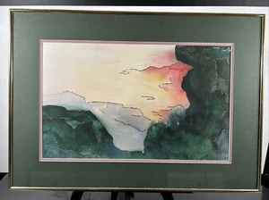 Dipinto acrilico originale firmato Pauline Beuke su tela - pezzo d'arte autentico - Foto 1 di 14