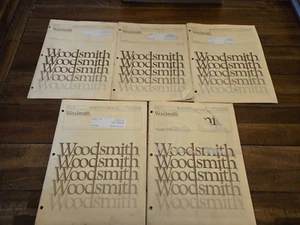 Lot Of 5 1986 1987  Woodsmith Woodworking Magazines Vol. 48 50 51 52 53 - Picture 1 of 8