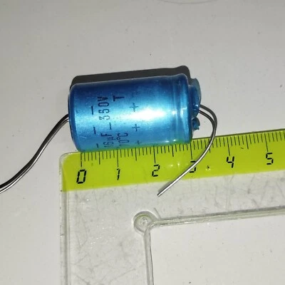 Condensateur Chimique 16 uf 350 Volts 16 µf  350 V   16uF Axial     CO16B - Photo 1/3
