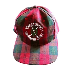 St. Andrews Links The Old Course Tartan Golf Cap Strapback Size Regular - Picture 1 of 6
