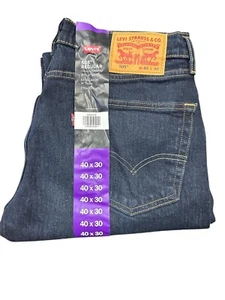 Levi's 505 Regular Fit Jeans -Dark Blue, 40x30 - Picture 1 of 4