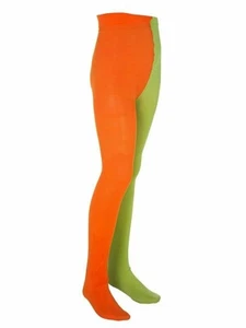 Girls Pippi Longstocking Tights Fancy Dress Book Week Kids Costume Hosiery New - Picture 1 of 1