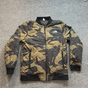 THE NORTH FACE Men’s Reversible Jester Moss/Black Jacket Full Zipper Size S - Picture 1 of 13