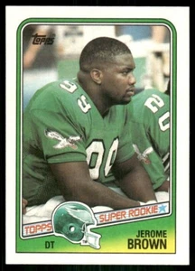 Jerome Brown Philadelphia Eagles #247 1988 Topps Football Card Rookie - Picture 1 of 2