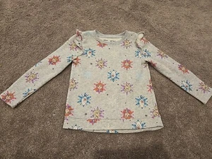 Kids Girls Disney Jumping Beans Crew Sweatshirt Size 5T Frozen Anna, Elsa, Olaf - Picture 1 of 3
