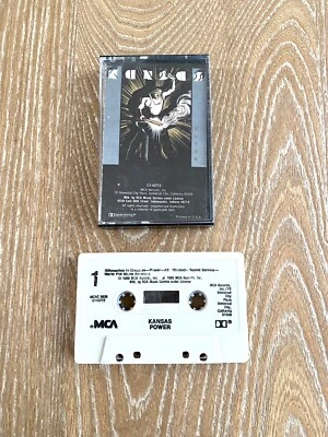Kansas- Power- Cassette Tape 1986 MCA Records - Image 1 of 4