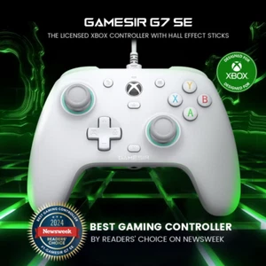 Wired Gamepad, Wired Xbox Controller Hall Effect Joystick for Series X/S/One/PC - Picture 1 of 11