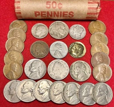 *SALE* HUGE US COIN COLLECTION BULLION VINTAGE LOT Gold GP 90% Silver 75+ Coins! - Image 1 of 4