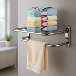 Handtuchhalterung Handtuchablage Handtuchhalter Handtuchregal Handtuchstange - Bild 1 von 4
