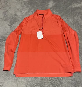 Nike Golf Tour Dri Fit Vapor 1/2 Zip Pullover Mid Layer Red CU9828-631 Size S - Picture 1 of 4